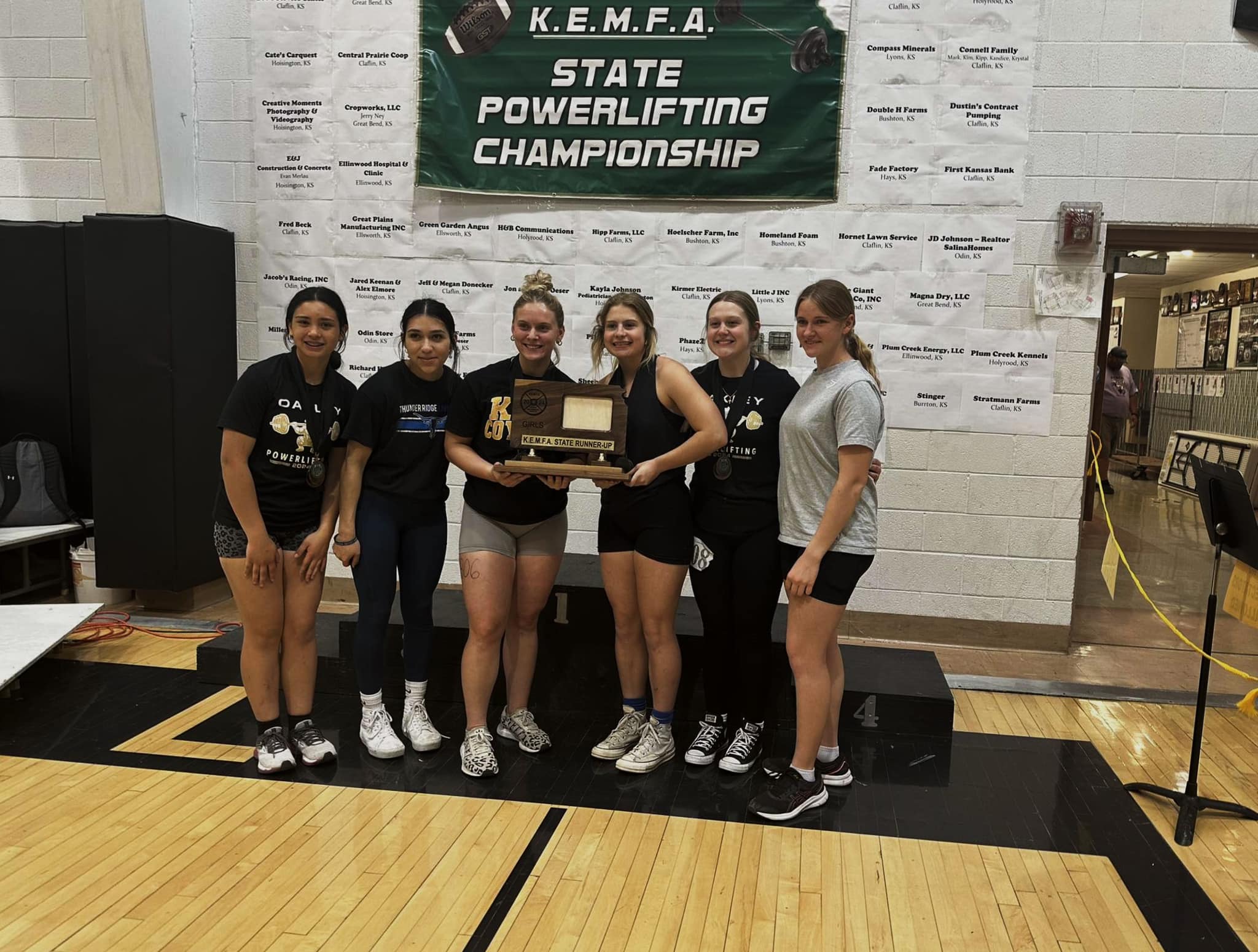 The Thunder Ridge girls powerlifting team took 2nd Place at the State Meet on Saturday, April 20.